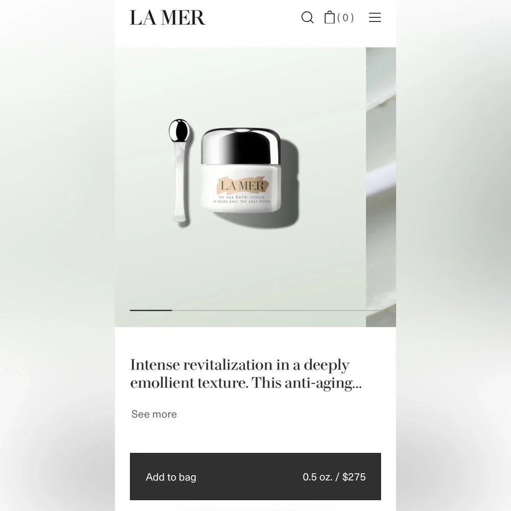 NEW La Mer THE EYE BALM INTENSE